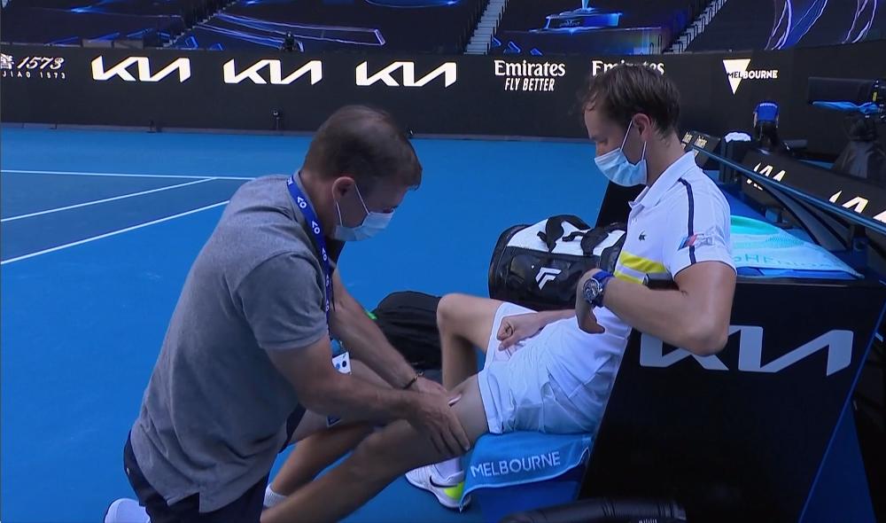 Medvedev: I started to cramp in the last game