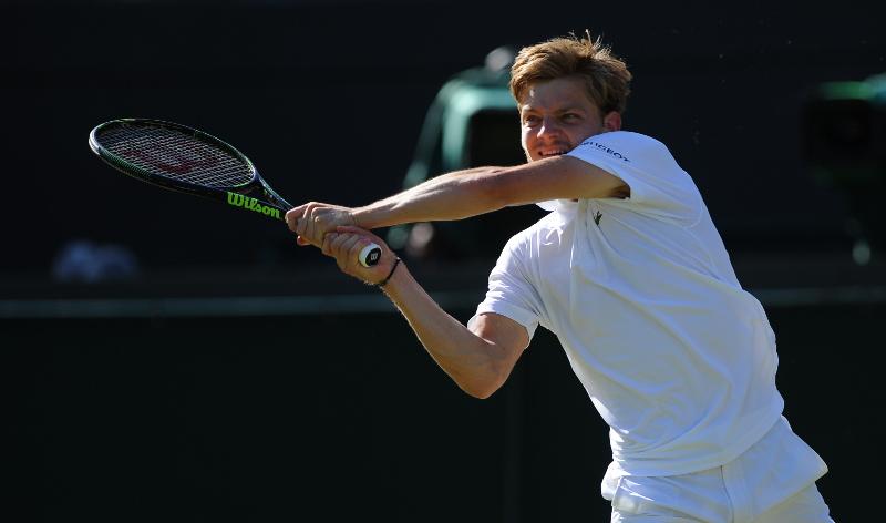 Goffin devant Roger-Vasselin ce mercredi à Wimbledon