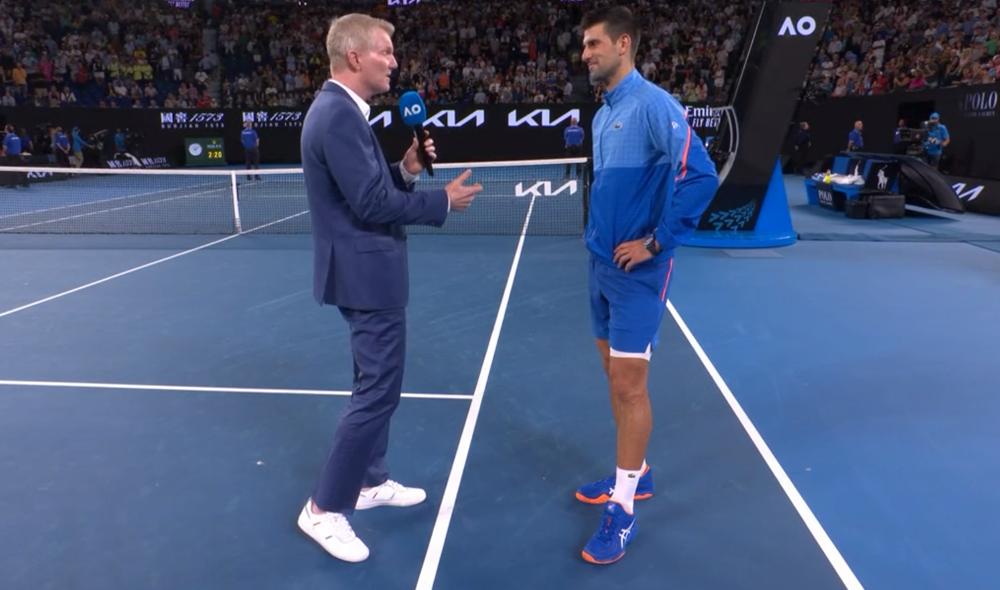 Djokovic : A mon âge (35 ans), je suis vraiment reconnaissant d'avoir encore assez d'énergie dans les jambes pour évoluer à ce niveau