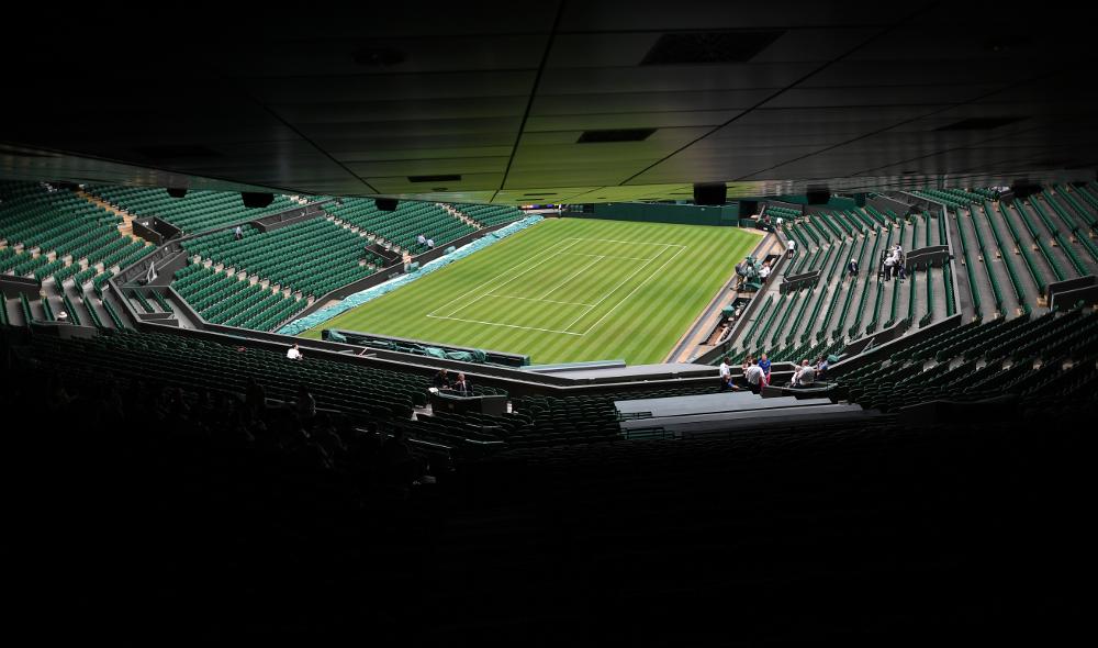 No tennis today at Wimbledon for the traditional Middle Sunday