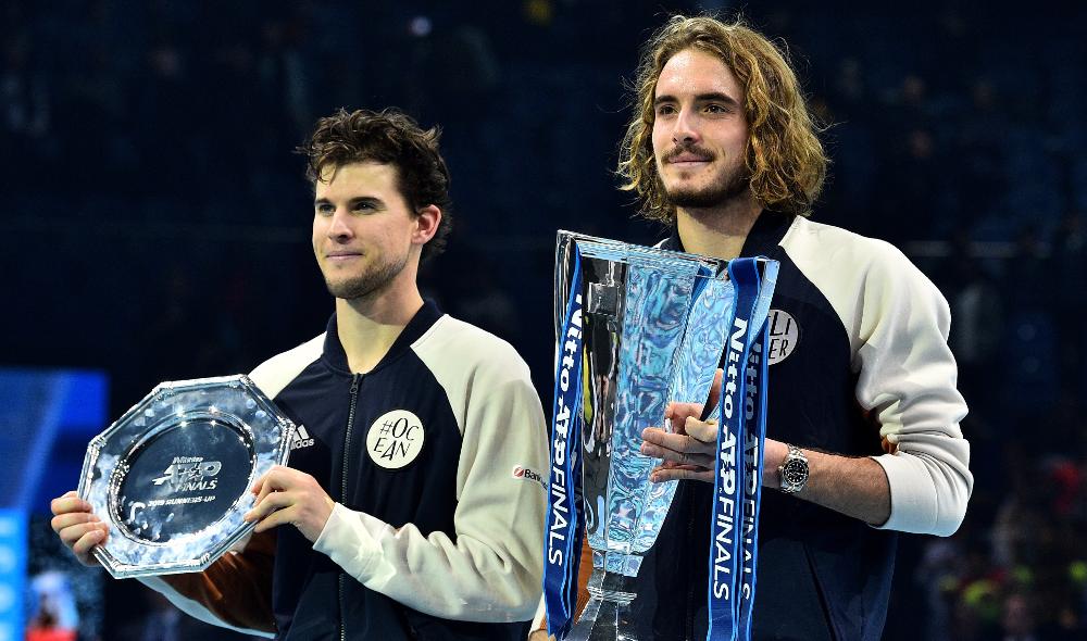 Thiem s'adjuge le 1er set face à Tsitsipas