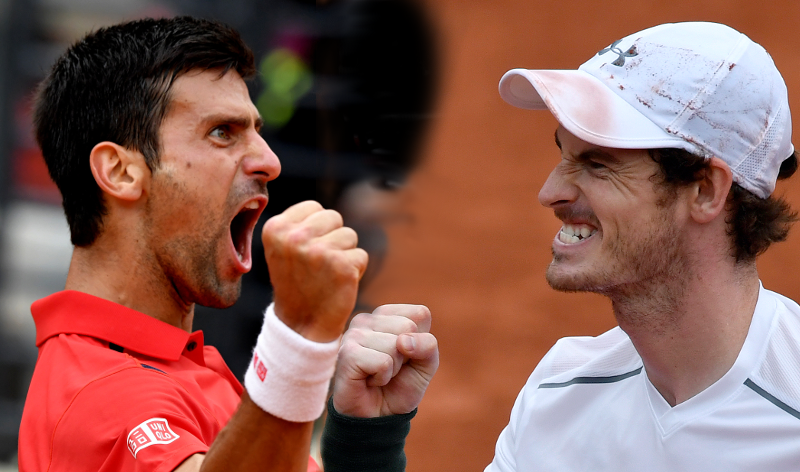 C'est parti entre Murray et Djokovic en finale de Roland Garros 