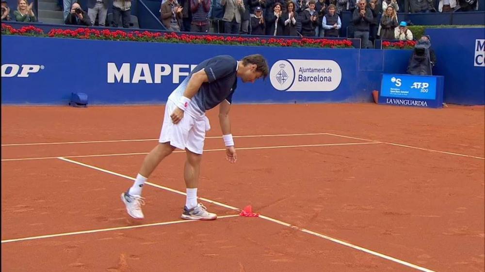 David Ferrer a dit au revoir au public de Barcelone