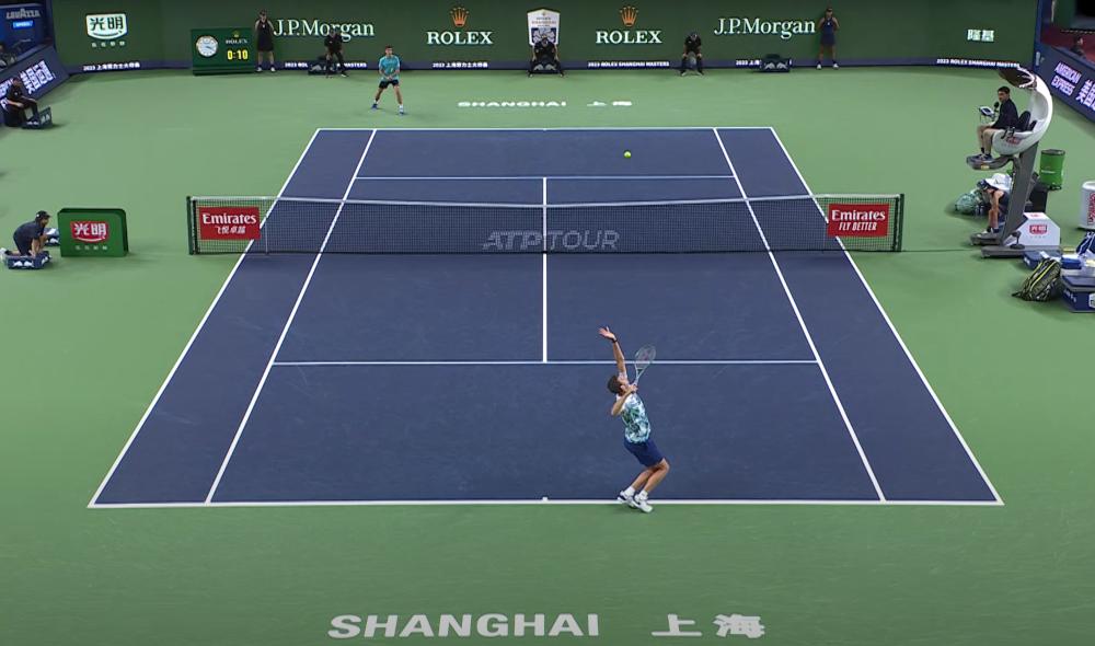 Énorme échange entre Hurkacz et Marozsan à Shanghai !