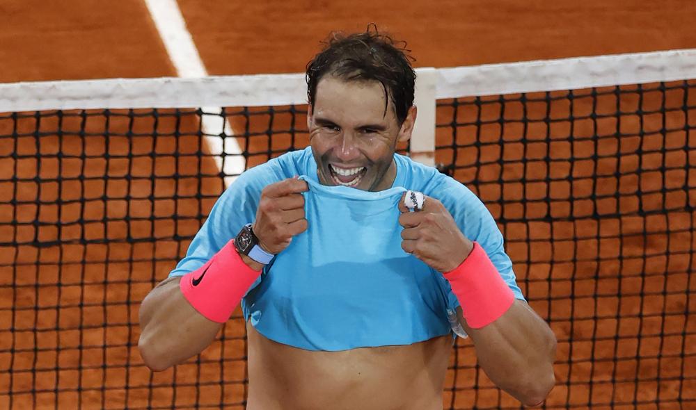 Nadal égale le record de Federer 
