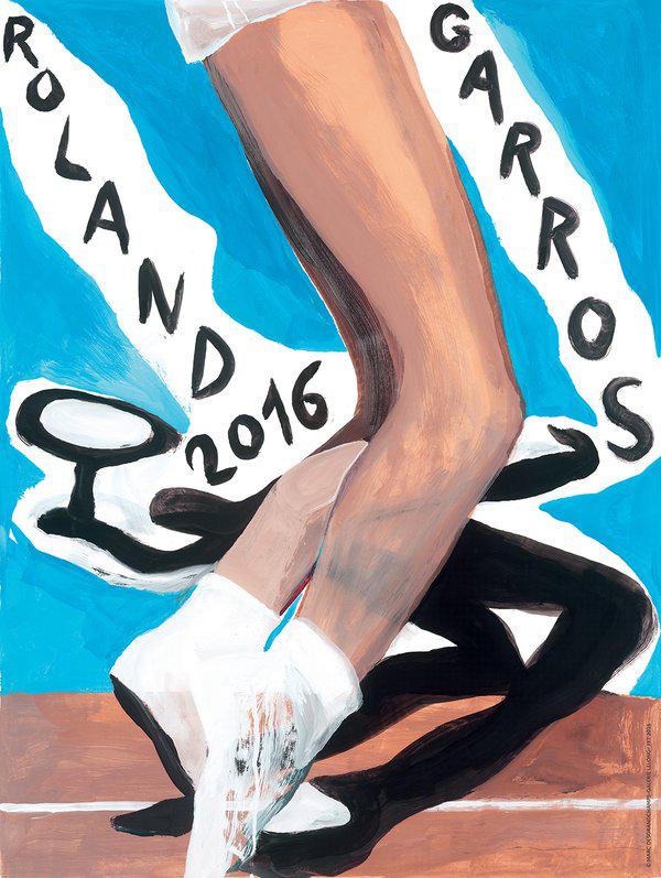 L'affiche officielle de Roland Garros 2016 vient d'être dévoilée