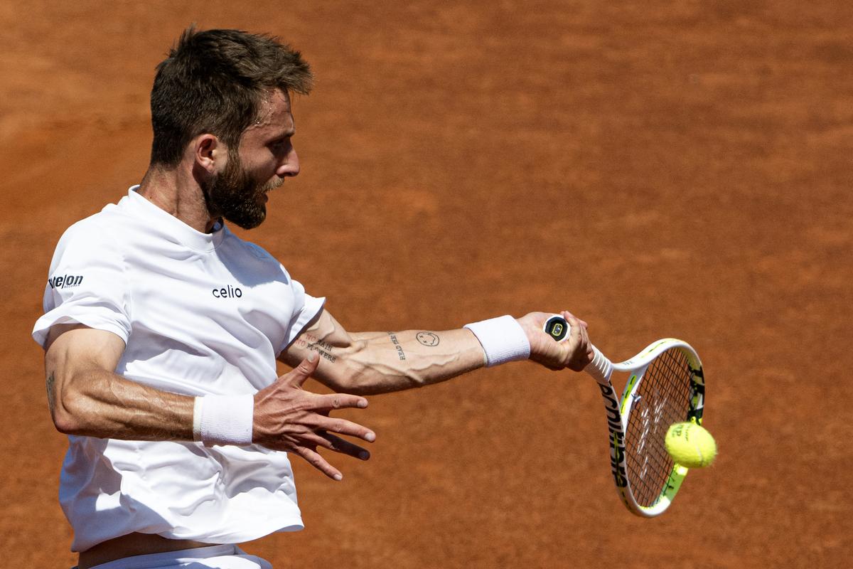 Moutet s’impose au bout du suspense contre Rune à Rome après un match marathon