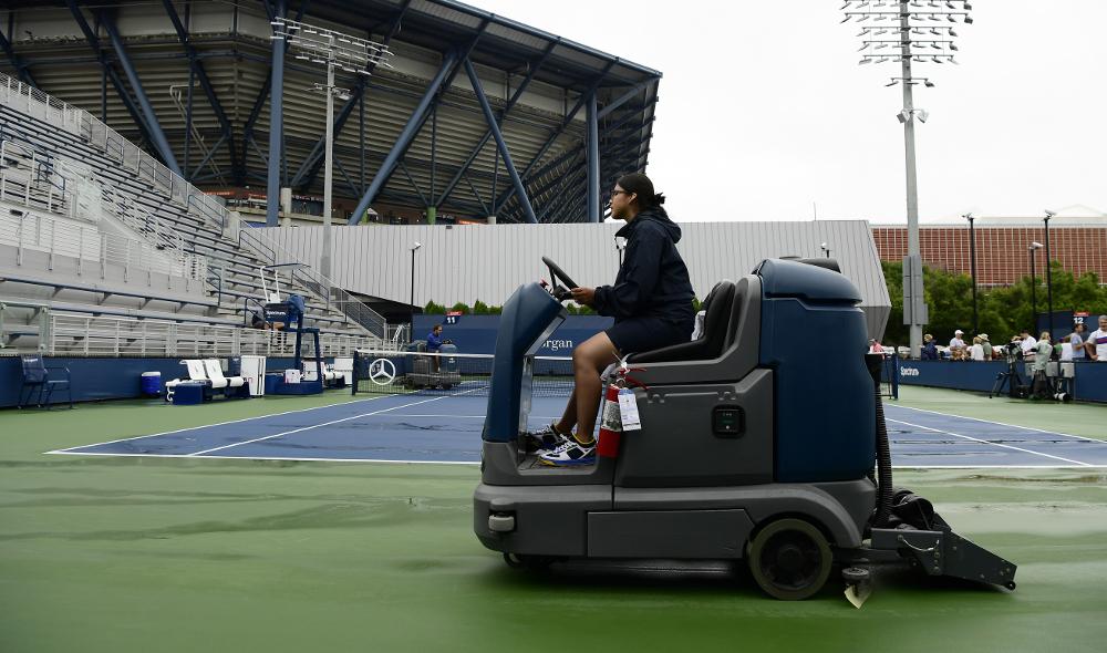 La pluie chamboule le programme à l'US Open