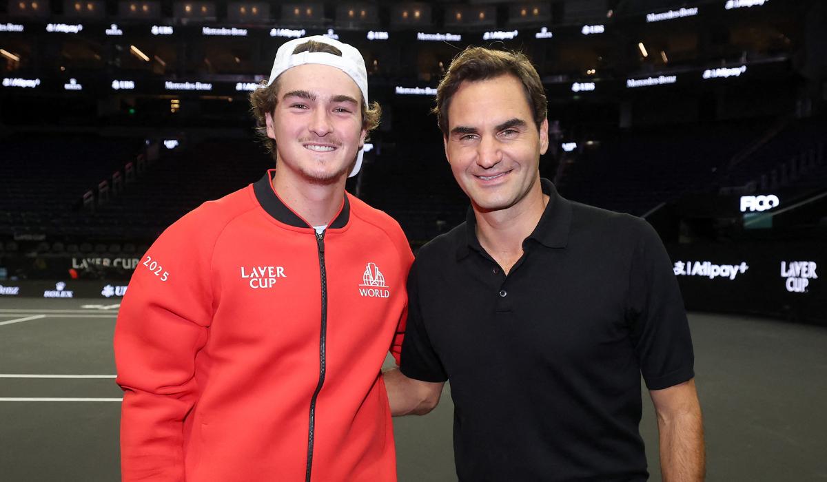 Vidéo - « Mes mains transpirent… » : la première rencontre bouleversante entre Federer et Fonseca avant la Laver Cup