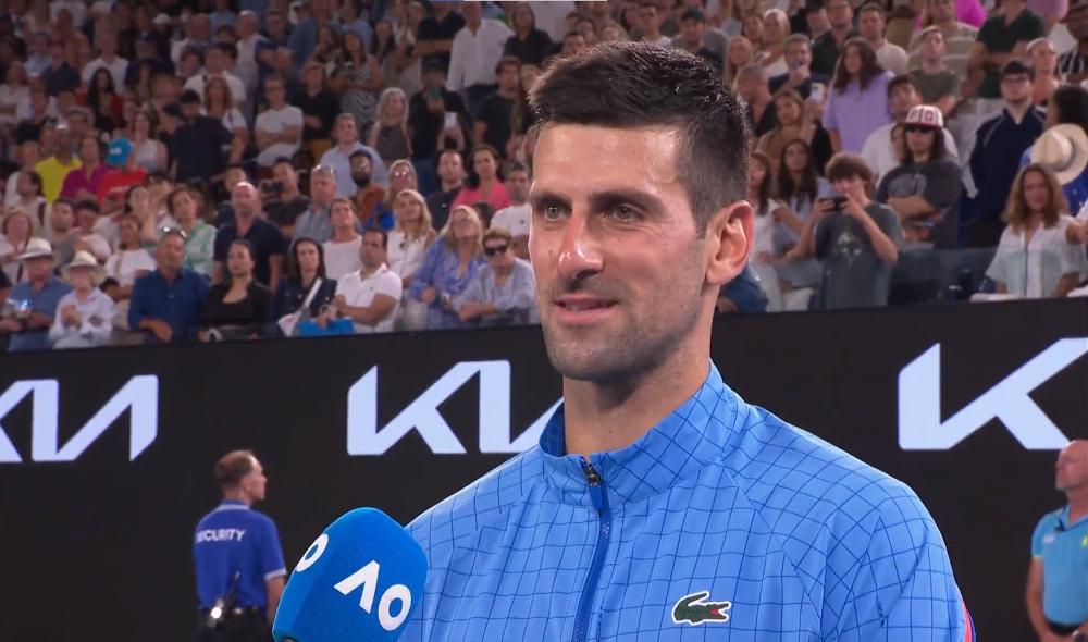 Djokovic : J'ai une imagination très fertile mais je n'imaginais pas me retrouver ici 15 ans après mon 1er titre pour en viser un 10e