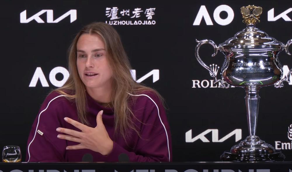 Sabalenka : Je ne voulais pas disparaître après mon 1er Grand Chelem