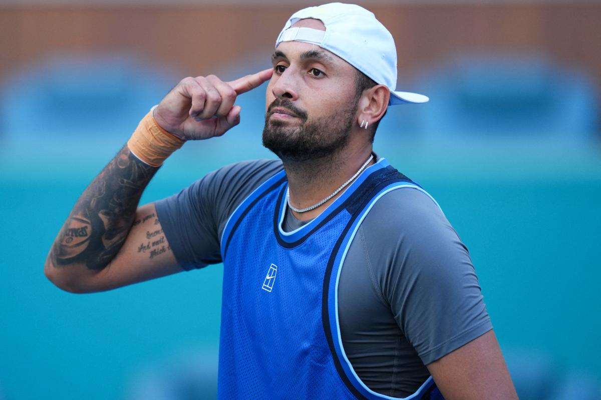 Kyrgios déclare s’entraîner pour jouer à Roland-Garros et laisse planer le doute