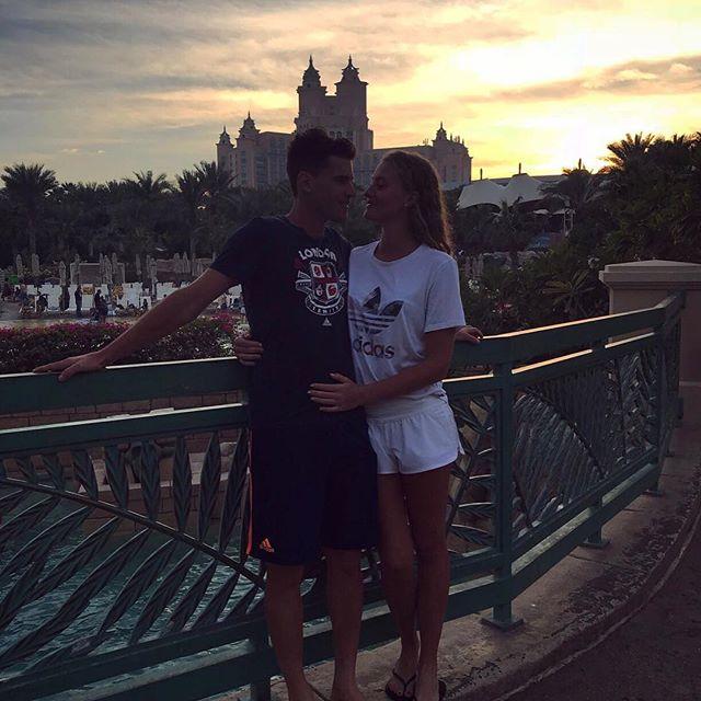Thiem sur Instagram (à propos de Mladenovic) : Merci de rendre ma vie tellement meilleure