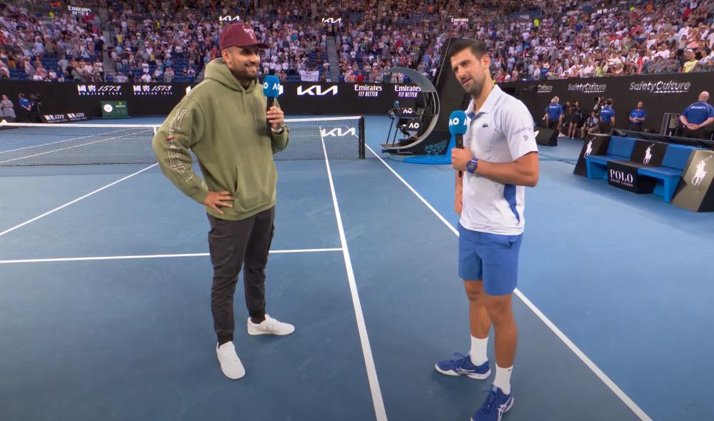Djokovic à Kyrgios : Je te montrerai l'arbre (auquel il fait des câlins)