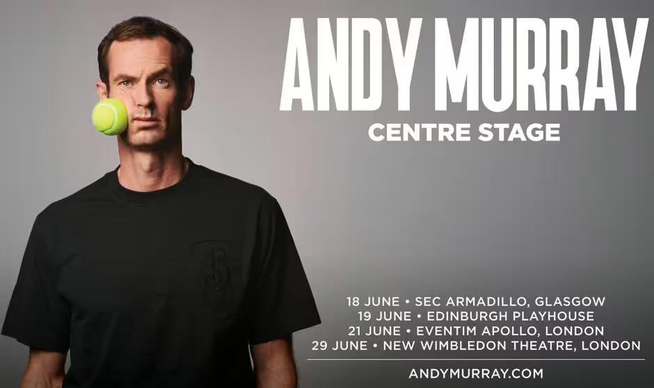 Andy Murray s'essaie au théâtre et lance son show !