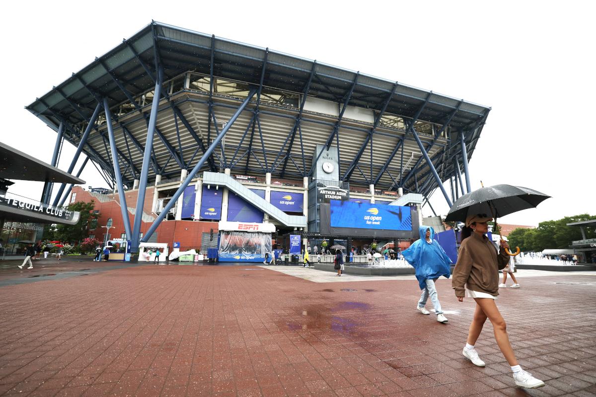 En raison de la pluie, les matchs des qualifications de l’US Open reportés à jeudi