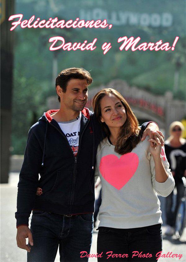 David Ferrer et Marta Tornel se sont dit oui ce samedi 28 novembre