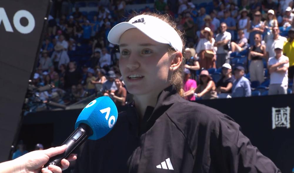Rybakina : I'm nervous every time I go on court