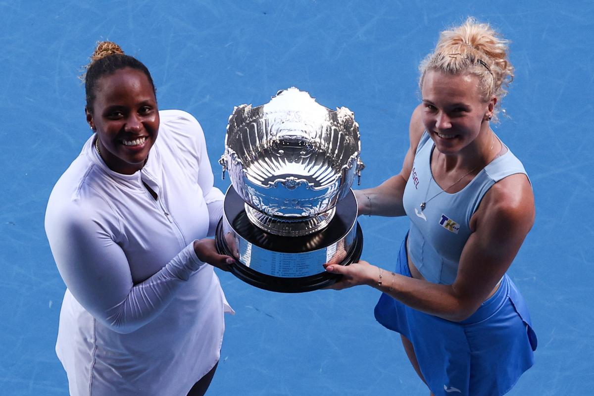 La paire Siniakova/Townsend titrée en double dames à l’Open d’Australie