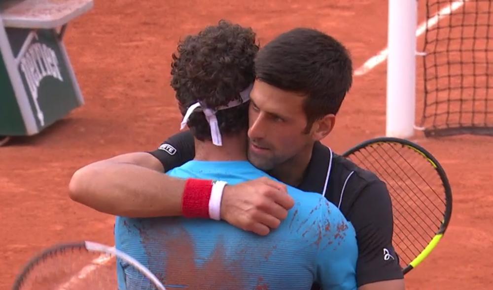 Cecchinato revient sur son accolade avec Djokovic à Roland-Garros : « Je n’oublierai jamais ces mots »