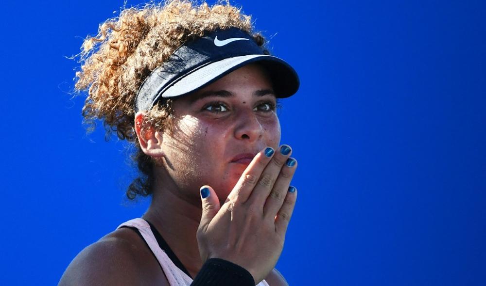 Sherif becomes 1st Egyptian woman to win a match in a Grand Slam main draw