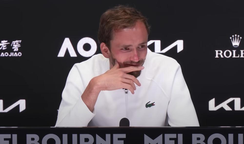 Medvedev : J'aimerais être quelqu'un qui ne se fatigue pas, mais ça n'est pas moi.