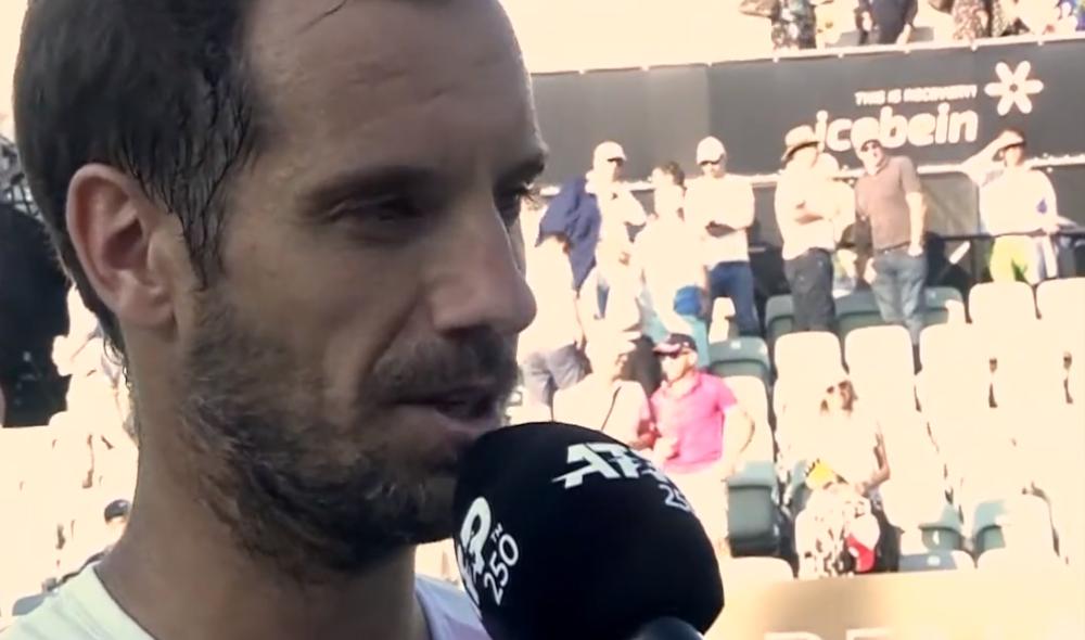 Gasquet (in English of course) : 600 victoires c'est un grand accomplissement pour moi