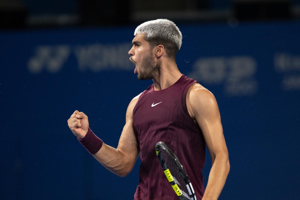 Reprise de l’entraînement annoncée pour Alcaraz : le Six Kings Slam et un chèque de 6 millions en ligne de mire