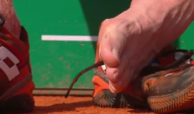 L'ampoule au pied gauche de Ferrer face à Nadal