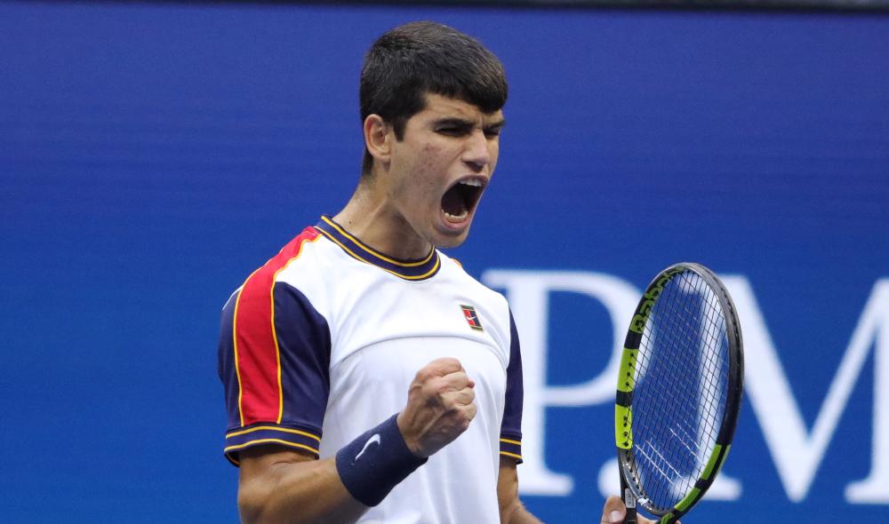 Alcaraz plus jeune joueur en 8èmes de l'US Open depuis Chang et Sampras en 1989