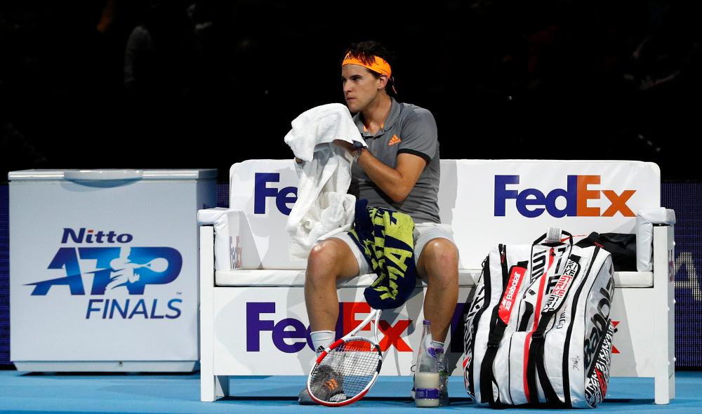 Thiem arrache le 1er set face à Federer à Londres 