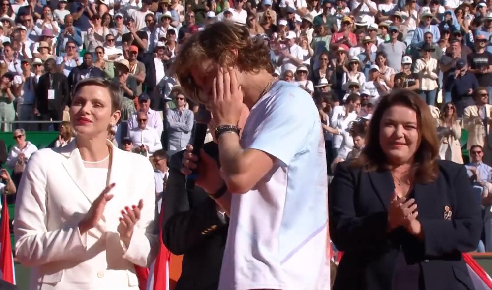 La boulette de Rublev pendant son discours