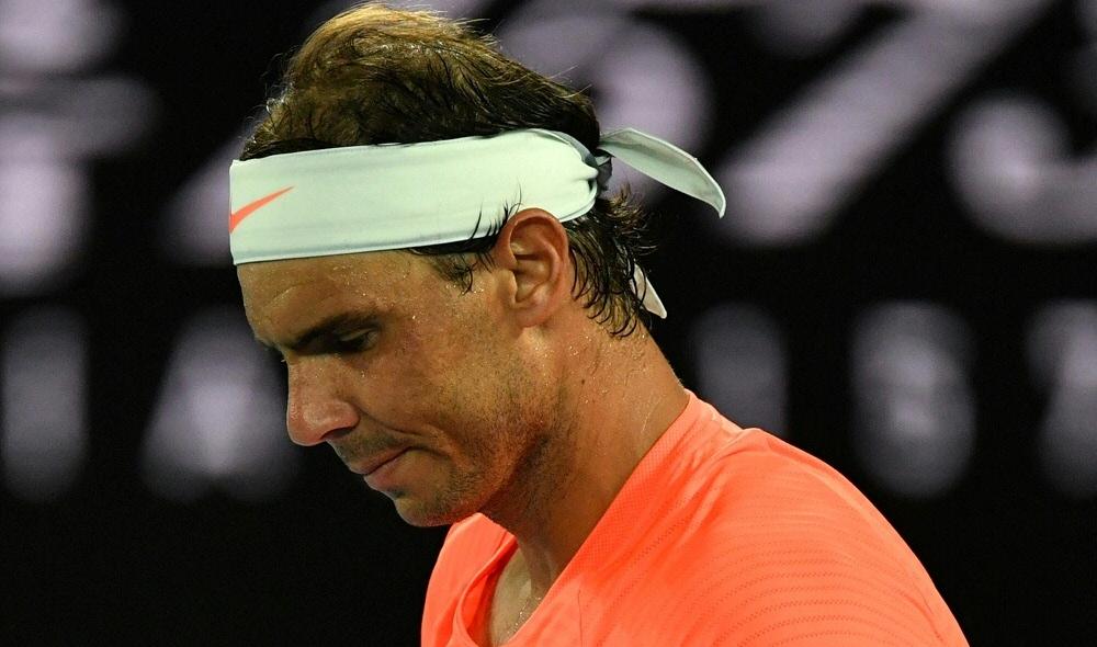 Nadal's huge disappointment was obvious as he left the court