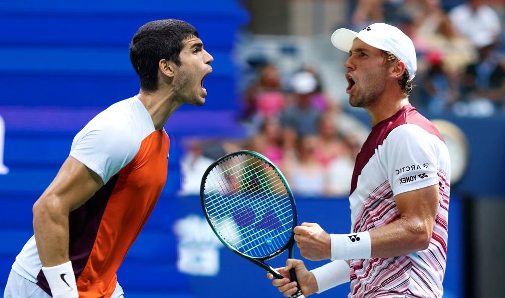 C'est parti entre Ruud et Alcaraz en finale de l'US Open 