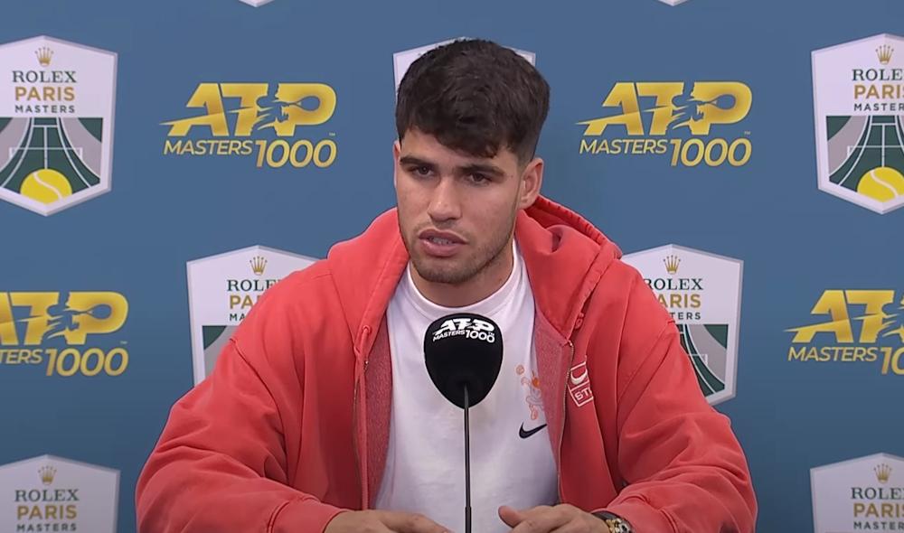 Alcaraz : Humbert frappe la balle de façon incroyable