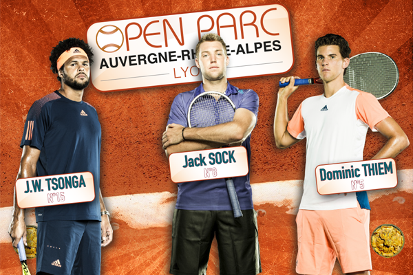 Thiem, Tsonga ou encore Sock ont été annoncés à l'ATP 250 de Lyon pour sa 2ème édition, qui se déroulera du 19 au 26 mai 2018.