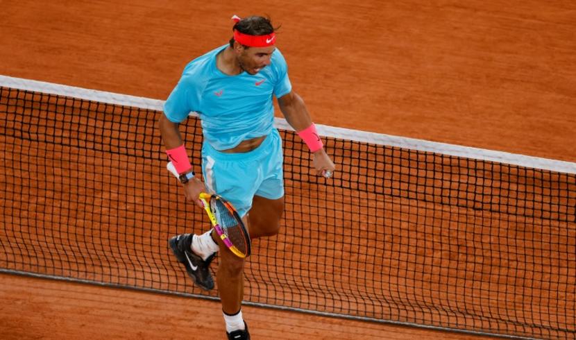 Nadal arrache le 1er set au tie-break