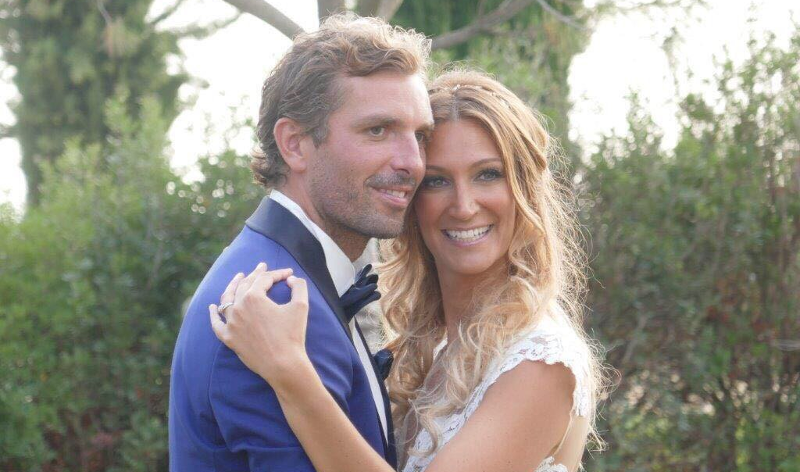 Benneteau a épousé sa compagne et mère de son fils, Karen, ce week-end