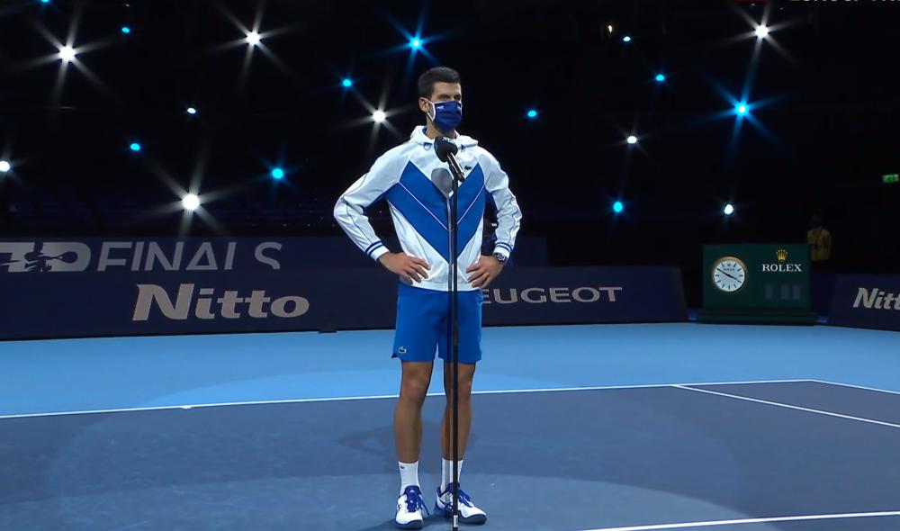Djokovic: I lost against Thiem 7/6 in the 3rd set last year