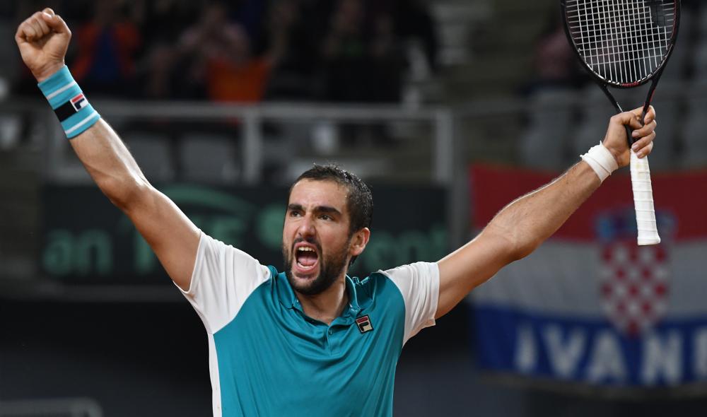 Croatia leads 2-0 against USA in Davis Cup semifinal in Zadar