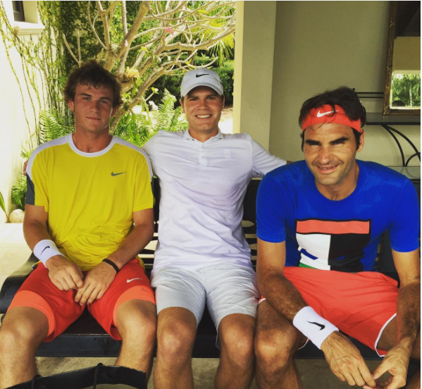 Federer de retour à l'entrainement 