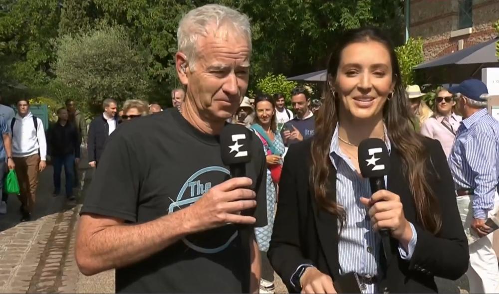 McEnroe (sur l'attitude de Fritz) : Il est très confiant