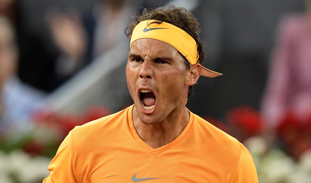 Nadal a eu chaud à Rome 