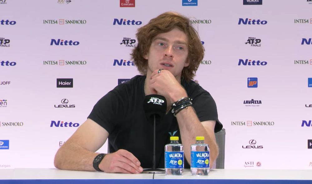 Rublev : C'est très décevant quand vous espérez jouer votre meilleur tennis pour finir l'année en beauté mais que ça ne se produit pas