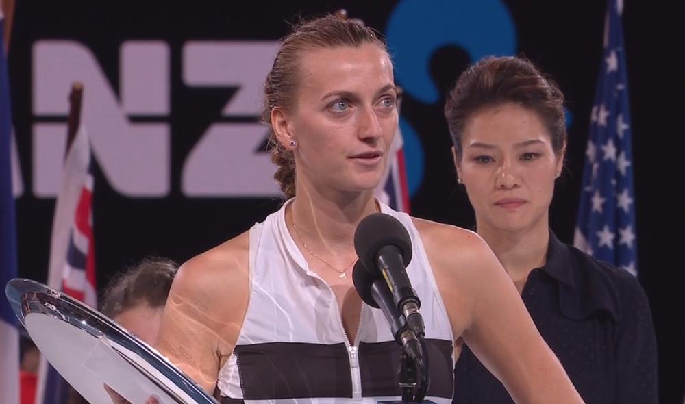 Kvitova : Merci à mon équipe