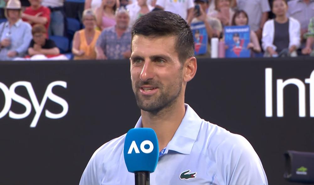 Djokovic : J'ai beaucoup souffert dans les 2 premiers sets de la qualité du tennis de Fritz