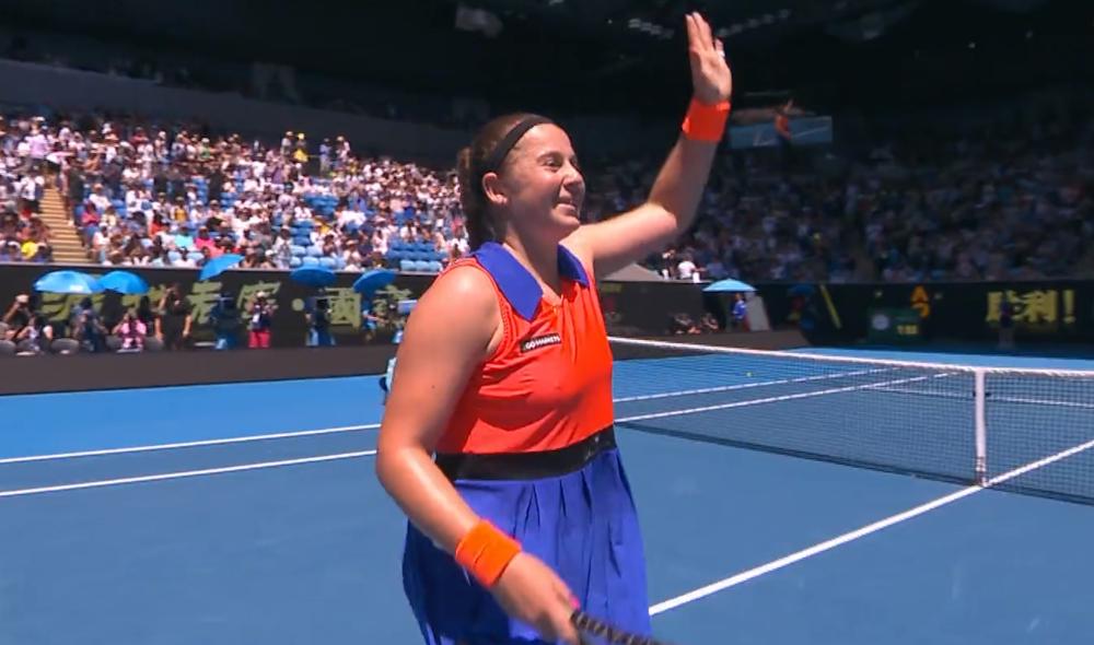 Ostapenko defeats Gauff in Melbourne