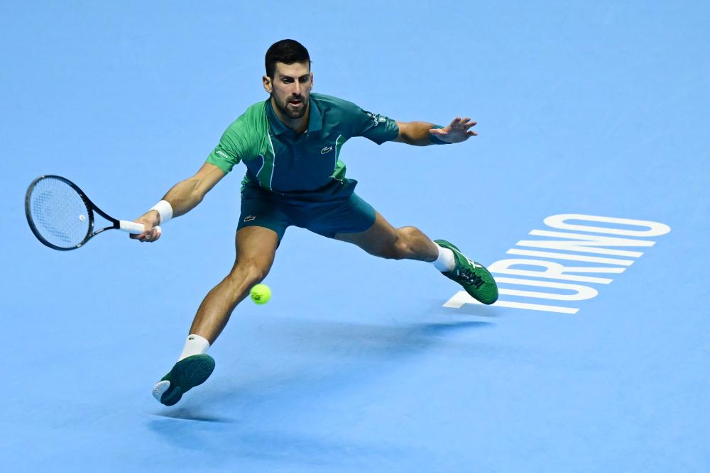 Djokovic victorious but still far from qualifying.