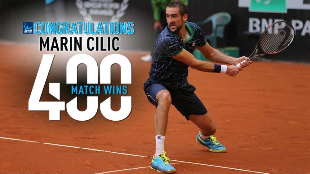 Cilic a atteint la barre des 400 victoires en battant Darcis en quart à Istanbul
