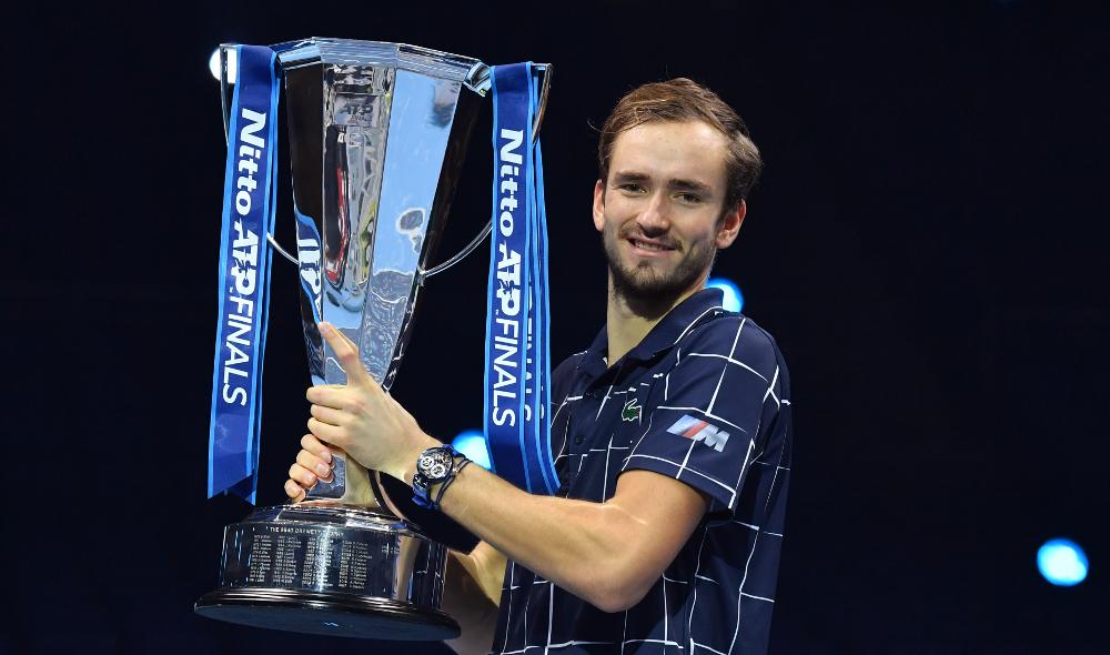 Medvedev: A lot of thanks to Davydenko for being an inspiration to many russian kids like me (by winning the first edition in London)